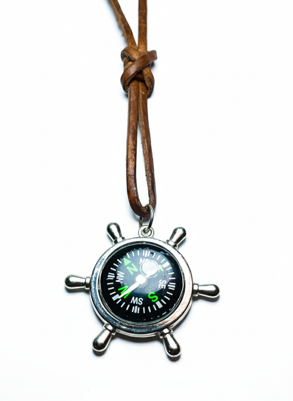 Storm Blade Leather Necklace