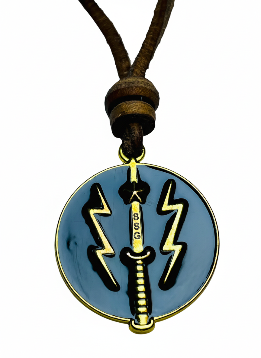 Storm Blade Leather Necklace