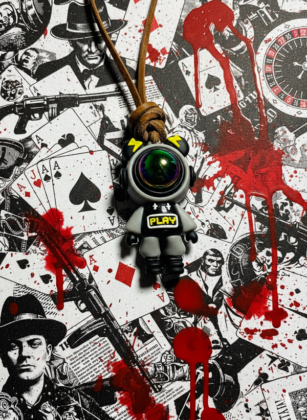 PLAY Astronaut Leather Necklace