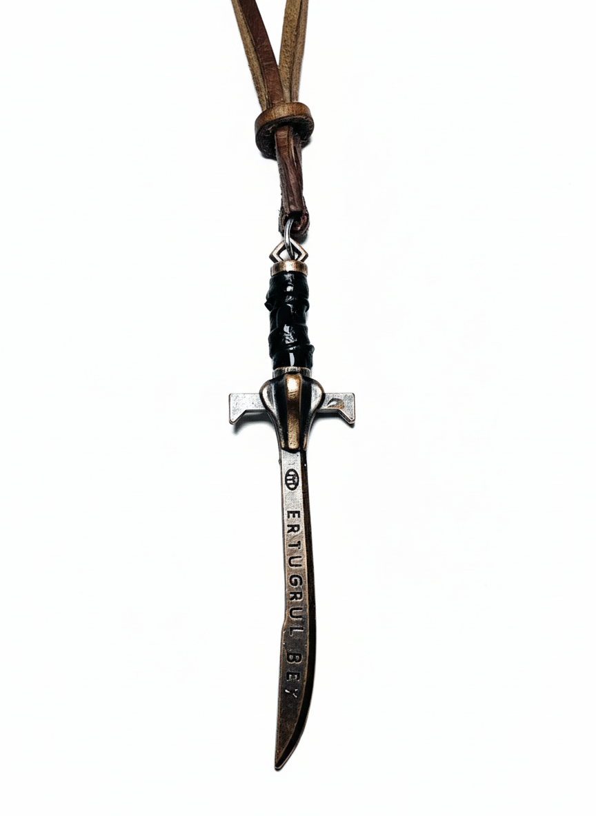 Warrior’s Legacy Sword Leather Necklace
