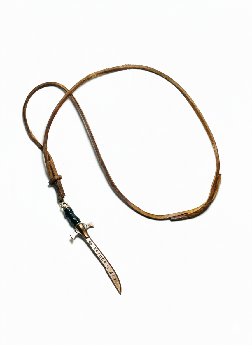 Warrior’s Legacy Sword Leather Necklace